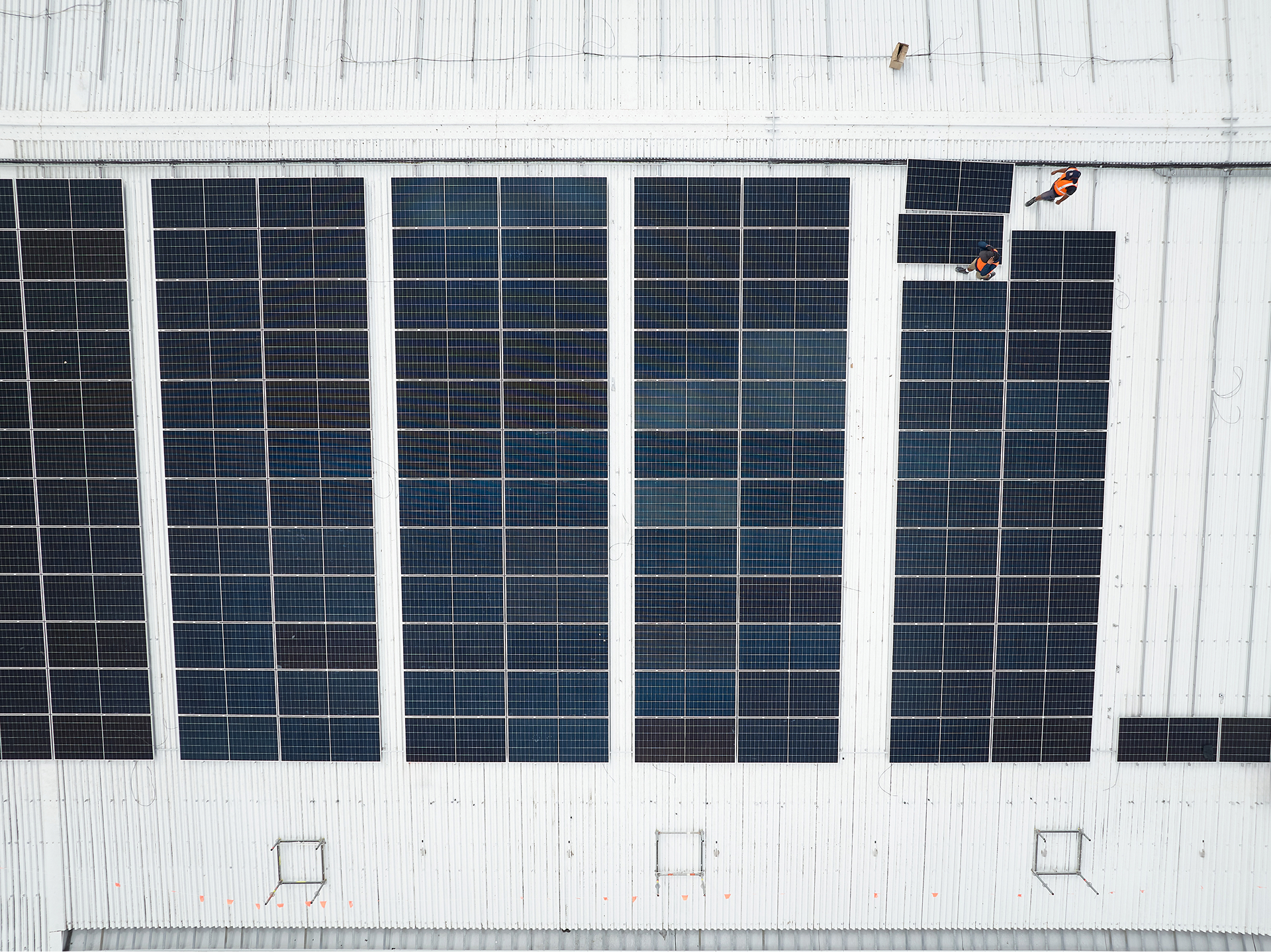 Solar system installed.
